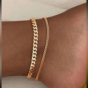 Bohemian chain anklet N589